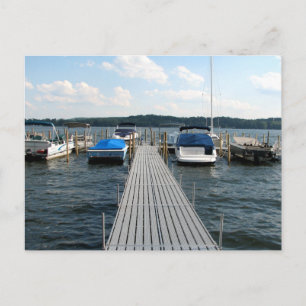 Boat Pier  - Chautauqua Lake Postcard
