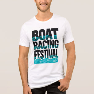 boat racing festival Tri-Blend shirt