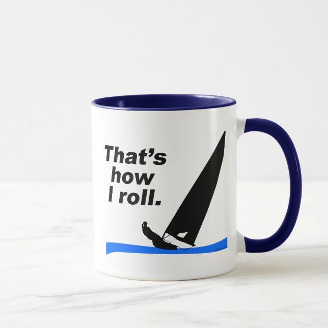 Boat Roll (Woman) Mug (Right)