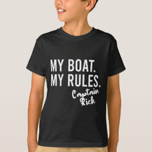 Boat rules captain rick boating name performance T-Shirt