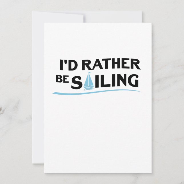 Boat Sailing Gift Heartbeat Funny Sailboat (Front)