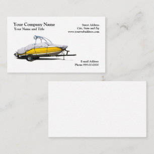 Boat Sales Dealer Business Card