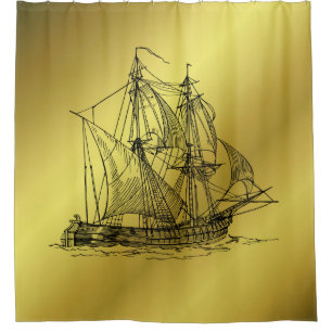 boat shower curtain