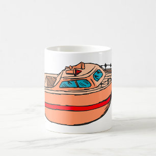 Boat Sketch Coffee Mug