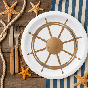 Boat Steering Wheel Paper Plate