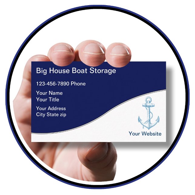 Boat Storage Business Cards (Creator Uploaded)