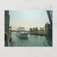 Boat Under a Drawbridge, Charlevoix, Michigan
