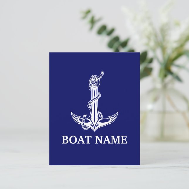 Boat Vintage Nautical Anchor Rope (Standing Front)