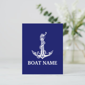 Boat Vintage Nautical Anchor Rope