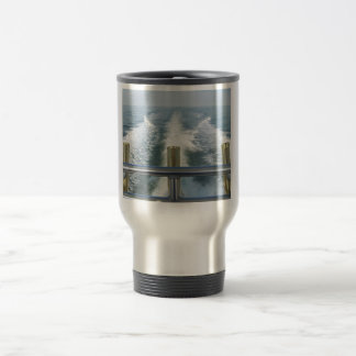 BOAT WAKE....Let's go Fishing! Travel Mug