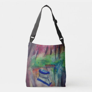 Boat Watercolor  All-Over-Print Cross Body Bag