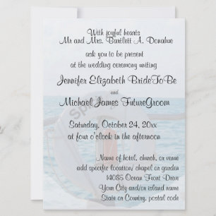 Boat Wedding Invitation