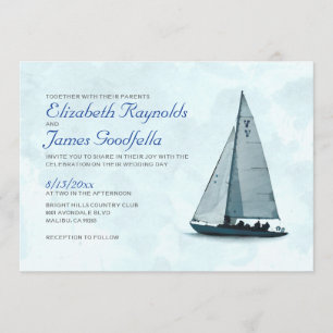 Boat Wedding Invitations