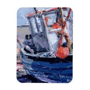 Boat with Red Buoy Magnet