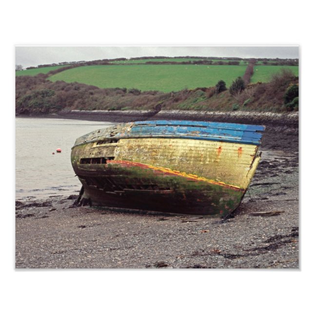 Boat wreck photo print (Front)