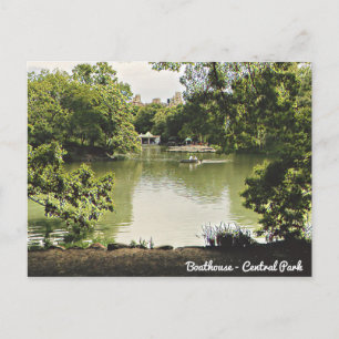 Boathouse Central Park Postcard