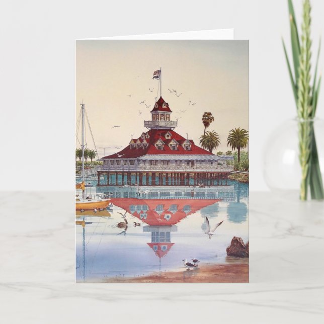 BOATHOUSE OF CORONADO, CORONADO, CALIFORNIA CARD (Front)