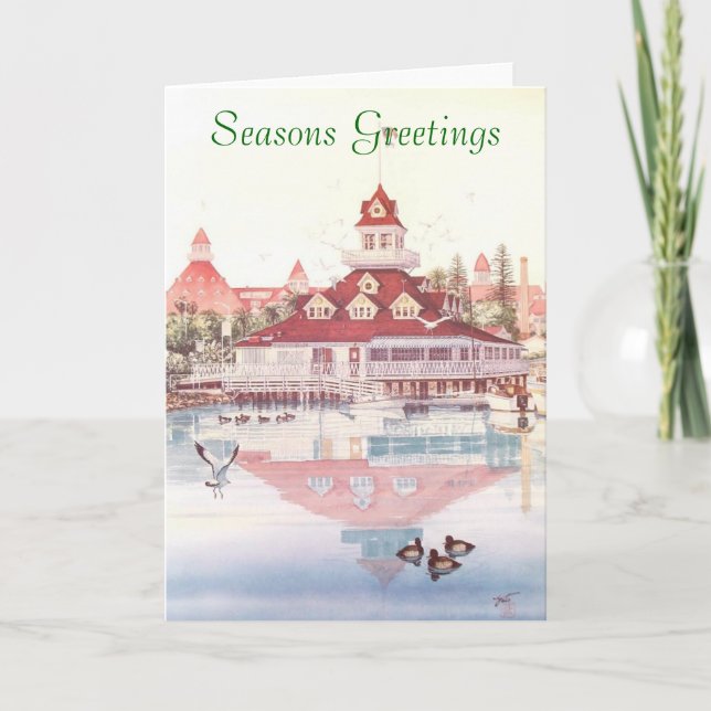 BOATHOUSE OF CORONADO HOLIDAY CARD (Front)