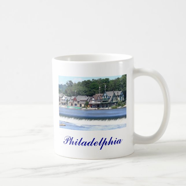 Boathouse Row 2 - Philadelphia Coffee Mug (Right)