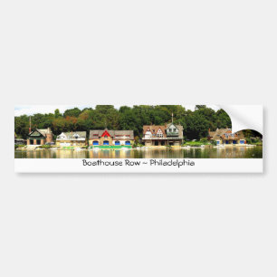 Boathouse Row Bumper Sticker