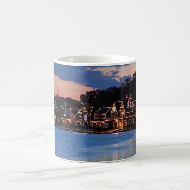 Boathouse Row dusk Coffee Mug (Center)