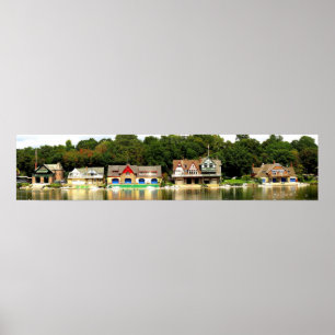 Boathouse Row Panorama Poster