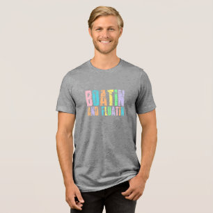 Boatin' and Floatin' – Summer Vibes Graphic Tri-Blend Shirt