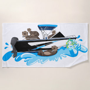 Boating Beach Towel