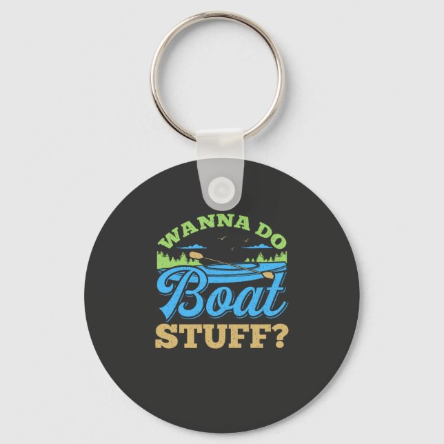 Boating - Boat Stuff Key Ring (Front)