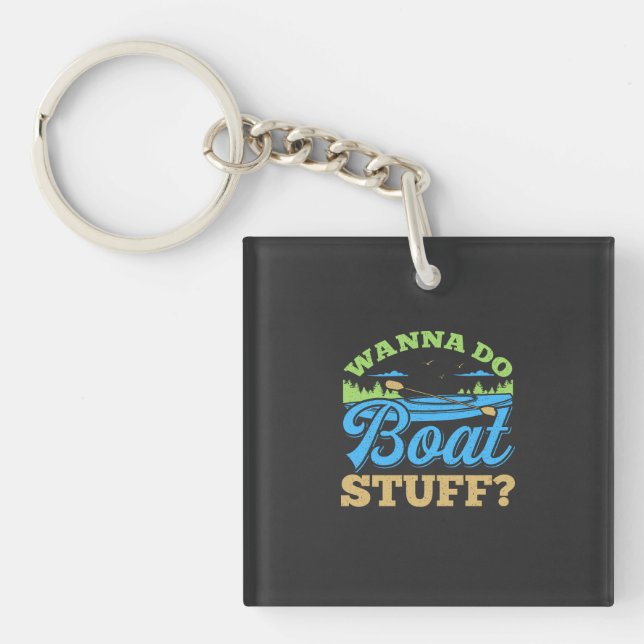 Boating - Boat Stuff Key Ring (Front)