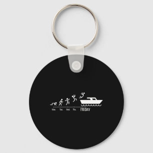 Boating Boats-captain Weekend Sport-boater Yachtin Key Ring