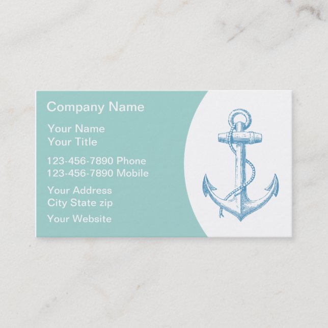 Boating Business Cards (Front)