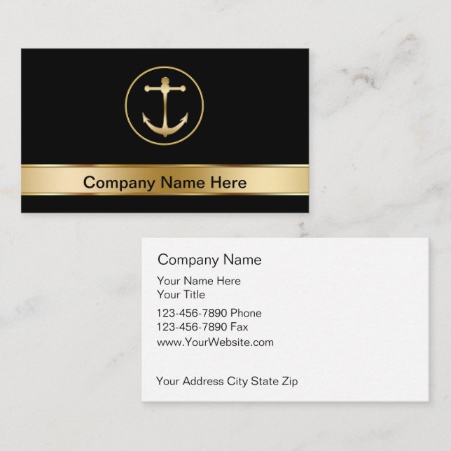 Boating Business Cards (Front/Back)