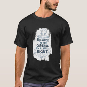 Boating Captain Life Better On A Boa T-Shirt
