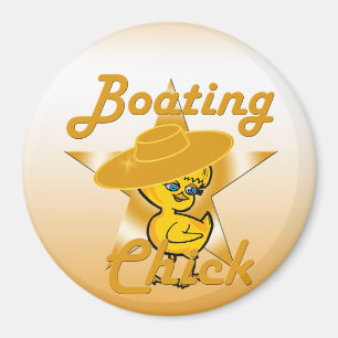 Boating Chick #10 Magnet