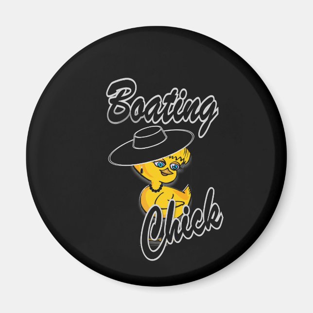 Boating Chick #4 Magnet (Front)