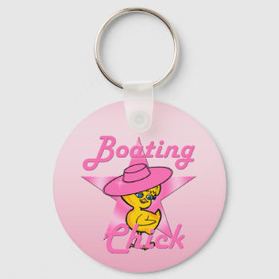 Boating Chick #8 Key Ring