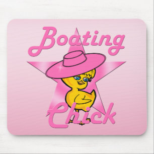 Boating Chick #8 Mouse Mat