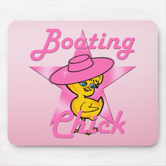 Boating Chick #8 Mouse Mat (Front)