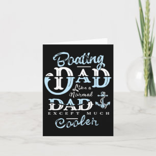 Boating Dad Gifts For Daddy Father Day Boat Men  Card