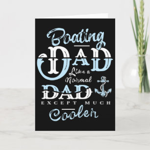 Boating Dad Gifts For Daddy Father Day Boat Men Card