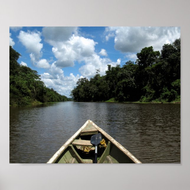 Boating down the Amazon Poster (Front)