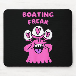 Boating Freak Nautical Sailing Enthusiast Adventur Mouse Mat