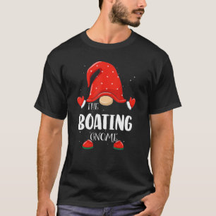 Boating Gnome Matching Family Group Christmas Paja T-Shirt