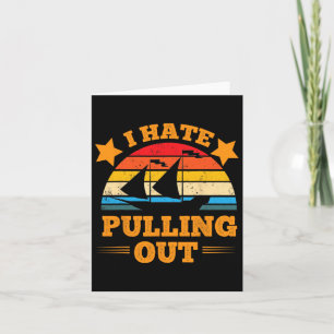 Boating Humour Fishing Innuendo Nautical Double En Card