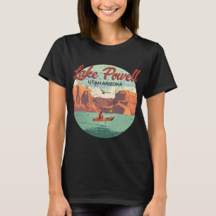 Boating In Lake Powell Utah Arizona Vintage Travel T-Shirt
