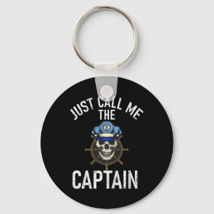 Boating Just Call Me The Captain Key Ring