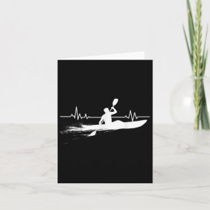 Boating Kayak Kayaker Canoe Paddling Kayaking _1  Card