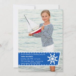 Boating Life Photo Invitation