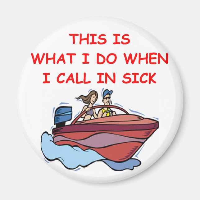 boating magnet (Front)